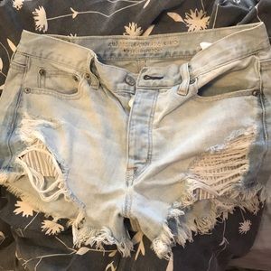 American Eagle festival shorts